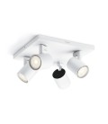 APLIQUÉ CIELO PHILIPS NEIRO SPOT CUADRUPLE GU10 BLANCO IP20 NO INCLUYE AMPOLLETA