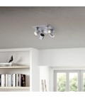 APLIQUÉ CIELO PHILIPS NEIRO SPOT CUADRUPLE GU10 ALUMINIO IP20 NO INCLUYE AMPOLLETA